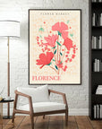 Plakat - Florence beauty - Flower market - admen.dk