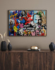 Plakat - Go hunt your dream street art kunst - Admen.dk