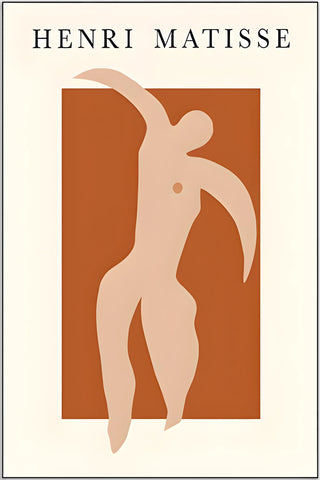 Plakat - Matisse - The orange male kunst - admen.dk