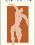 Plakat - Matisse - The orange male kunst - admen.dk