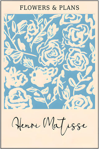 Plakat - Matisse - Flowers & plans kunst