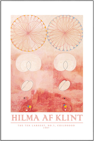 Plakat - Hilma af Klint - Childhood - admen.dk