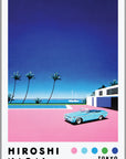 Plakat - Hiroshi Nagai blue kunst