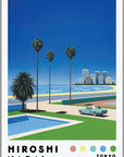 Plakat - Hiroshi Nagai green kunst