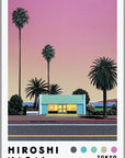 Plakat - Hiroshi Nagai pink kunst