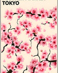 Plakat - Japanske blomster - Flower market - admen.dk