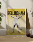 Plakat - Jude Bellingham i farver - Admen.dk