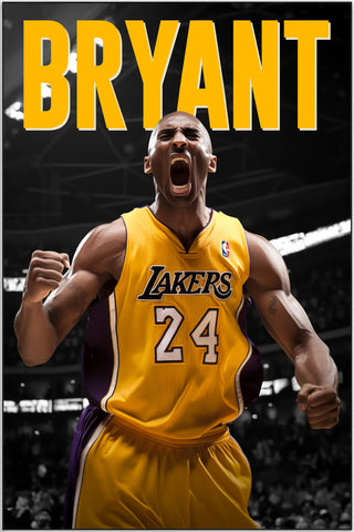 Plakat - Kobe Bryant sejrkunst - admen.dk