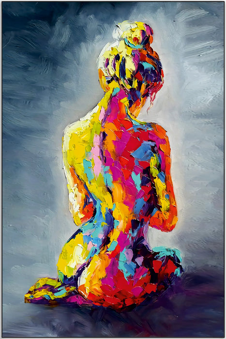 Plakat - Kvinde kunst i farver