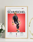 Plakat - Kasper Schmeichel grafisk look - Admen.dk