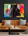 Plakat - Kaws legetid kunst - admen.dk