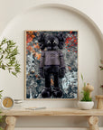 Plakat - Kaws streetart og Dior outfit - Admen.dk