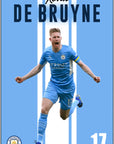 Plakat - Kevin De Bruyne i brøl - Admen.dk