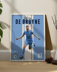 Plakat - Kevin De Bruyne i brøl - Admen.dk