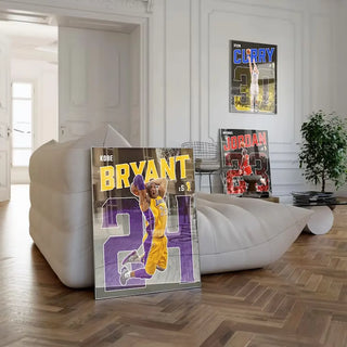 Plakat - Kobe Bryant i en flyvende fart - admen.dk
