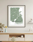 Plakat - København - grøn - Admen.dk