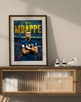 Plakat - Kylian Mbappe - Admen.dk