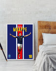 Plakat - Kylian Mbappe sejrdans - Admen.dk