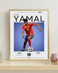 Plakat - Lamine Yamal grafisk look