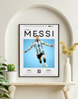 Plakat - Leo Messi i grafisk look - Admen.dk