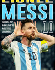 Plakat - Leo Messi style - Admen.dk