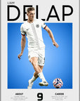 Plakat - Liam Delap – Fremtidens engelske angrebstalent