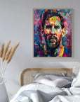 Plakat - Messi colorful kunst - Admen.dk
