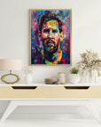 Plakat - Messi colorful kunst - Admen.dk
