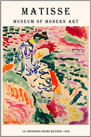Plakat - Matisse - Lo Joponaise med titel - admen.dk