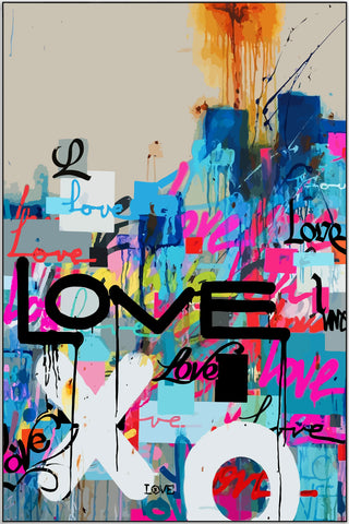 Plakat - Love kunst - admen.dk