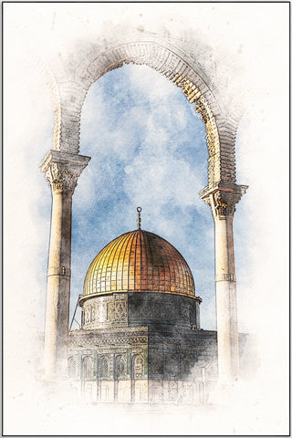Plakat - Masjid Al Aqsa - admen.dk