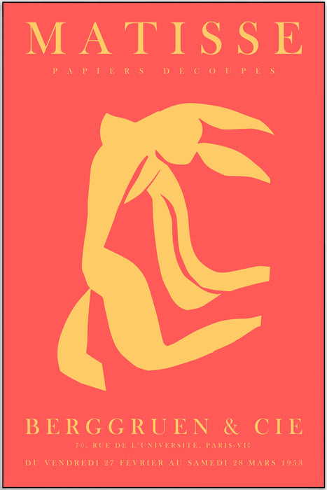 Plakat - Matisse - Berggruen & Cie 1958 kunst