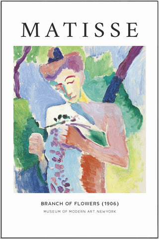 Plakat - Matisse - Branch of flowers - admen.dk