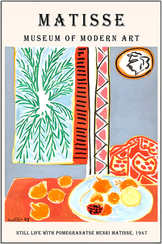 Plakat - Matisse - Mutural kunst med titel - admen.dk