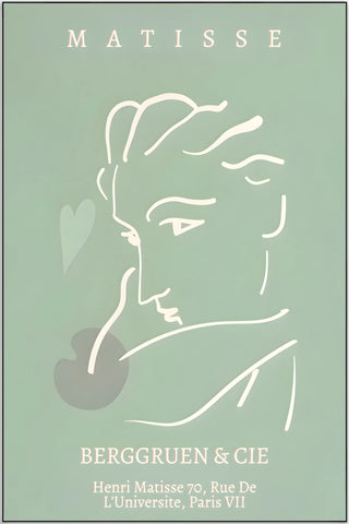 Plakat - Matisse - Green Paris kunst - admen.dk