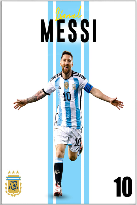 Plakat - Messi i godt humør