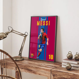 Plakat - Messi kysser støvlen - admen.dk