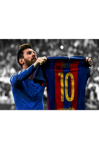 Plakat - Messi nummer 10 - admen.dk