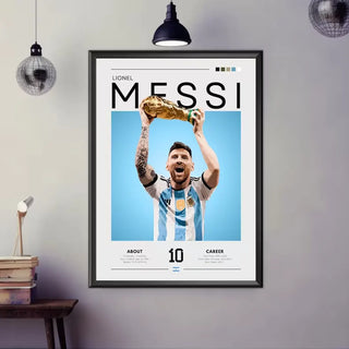 Plakat - Messi og guldet - admen.dk