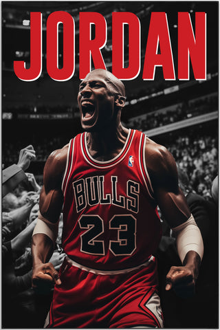 Plakat - Michael Jordan sejrkunst - admen.dk
