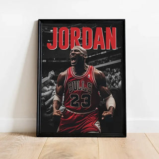 Plakat - Michael Jordan sejrkunst - admen.dk