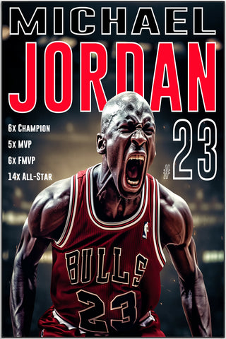 Plakat - Michael Jordan style