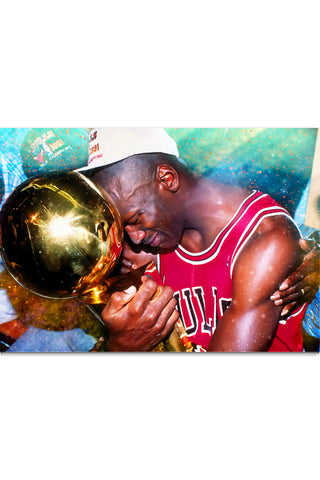 Plakat - Michael Jordan vinder - admen.dk