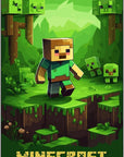 Plakat - Minecraft kunst - admen.dk