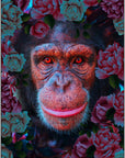 Plakat - Monkey flowers art - admen.dk