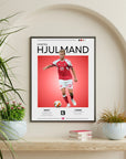 Plakat - Morten Hjulmand grafisk look - Admen.dk