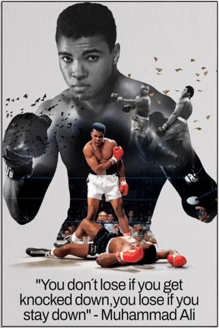 Plakat - Muhammad Ali citat - admen.dk