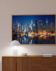Plakat - New York by night fotokunst - Admen.dk
