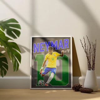 Plakat - Neymar Jr. sparkeklar - admen.dk