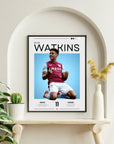 Plakat - Ollie Watkins grafisk look - Admen.dk